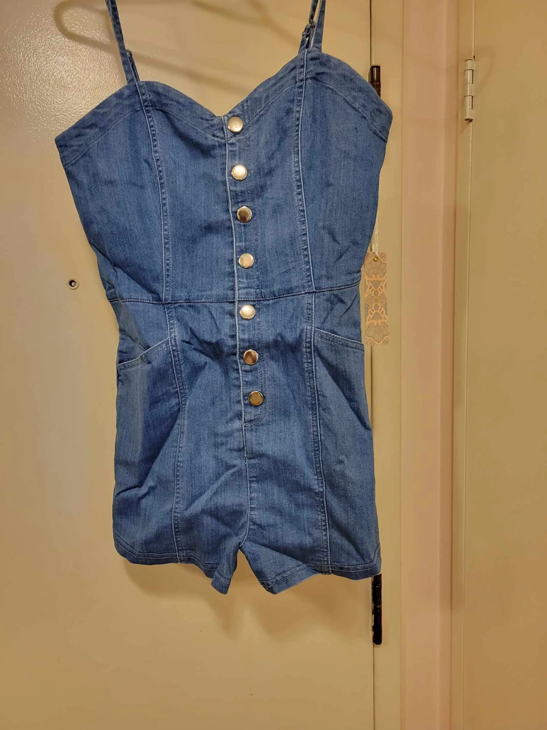 Denim Romper - photo 2