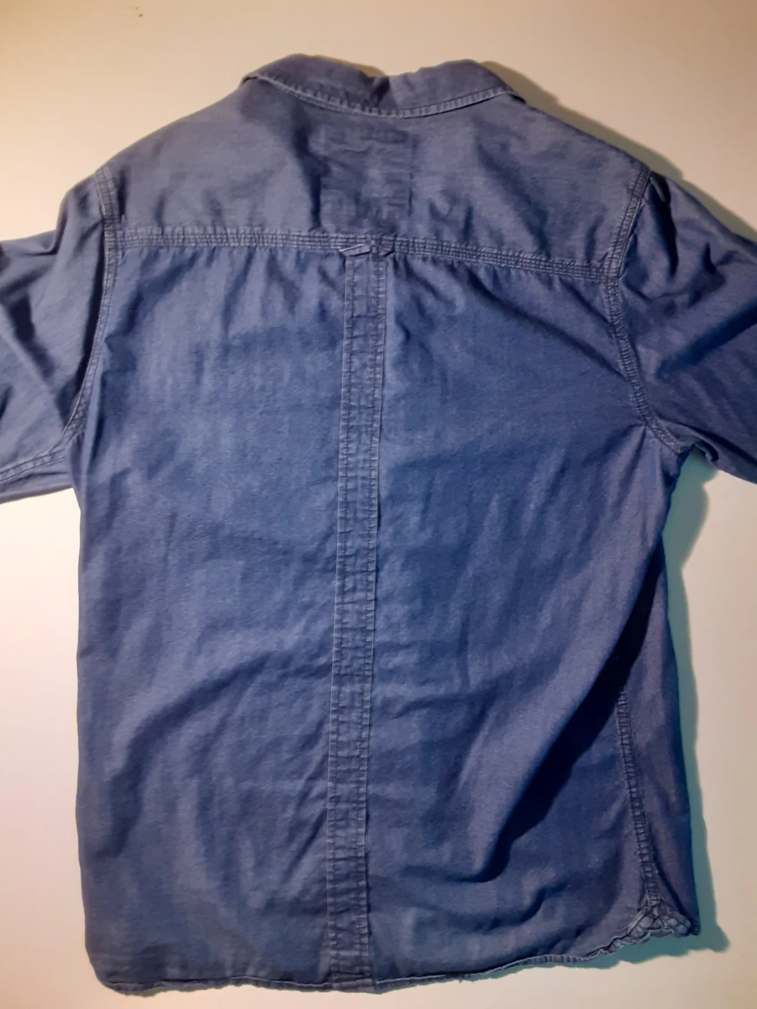 Denim Style Long Sleeve Shirt | Bluenotes - 100% Cotton - S: L/G - photo 4