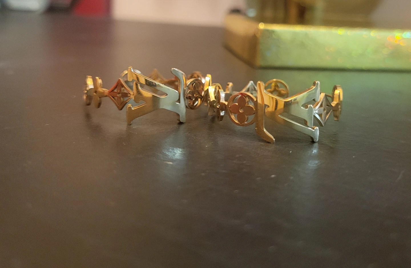 Gold Tone Hoop Earrings - photo 2