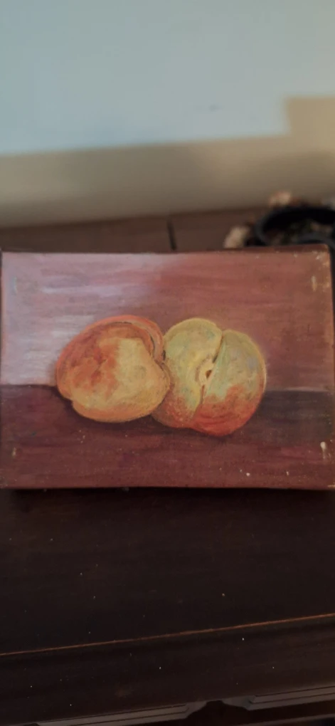 Still Life Painting of Peaches - photo 2