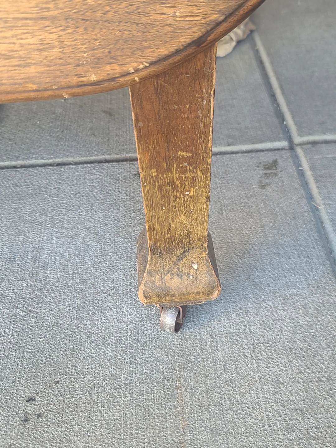 Vintage Wood Drop-Leaf Table - photo 3