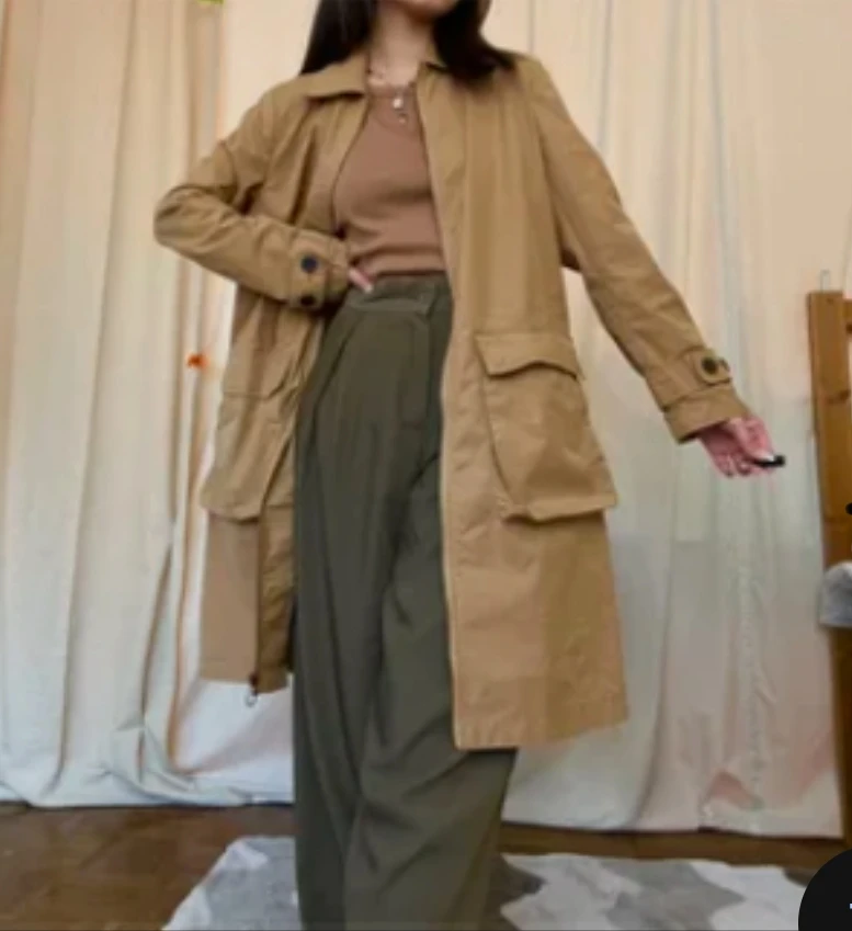 Women's Zara Tan Trench Coat