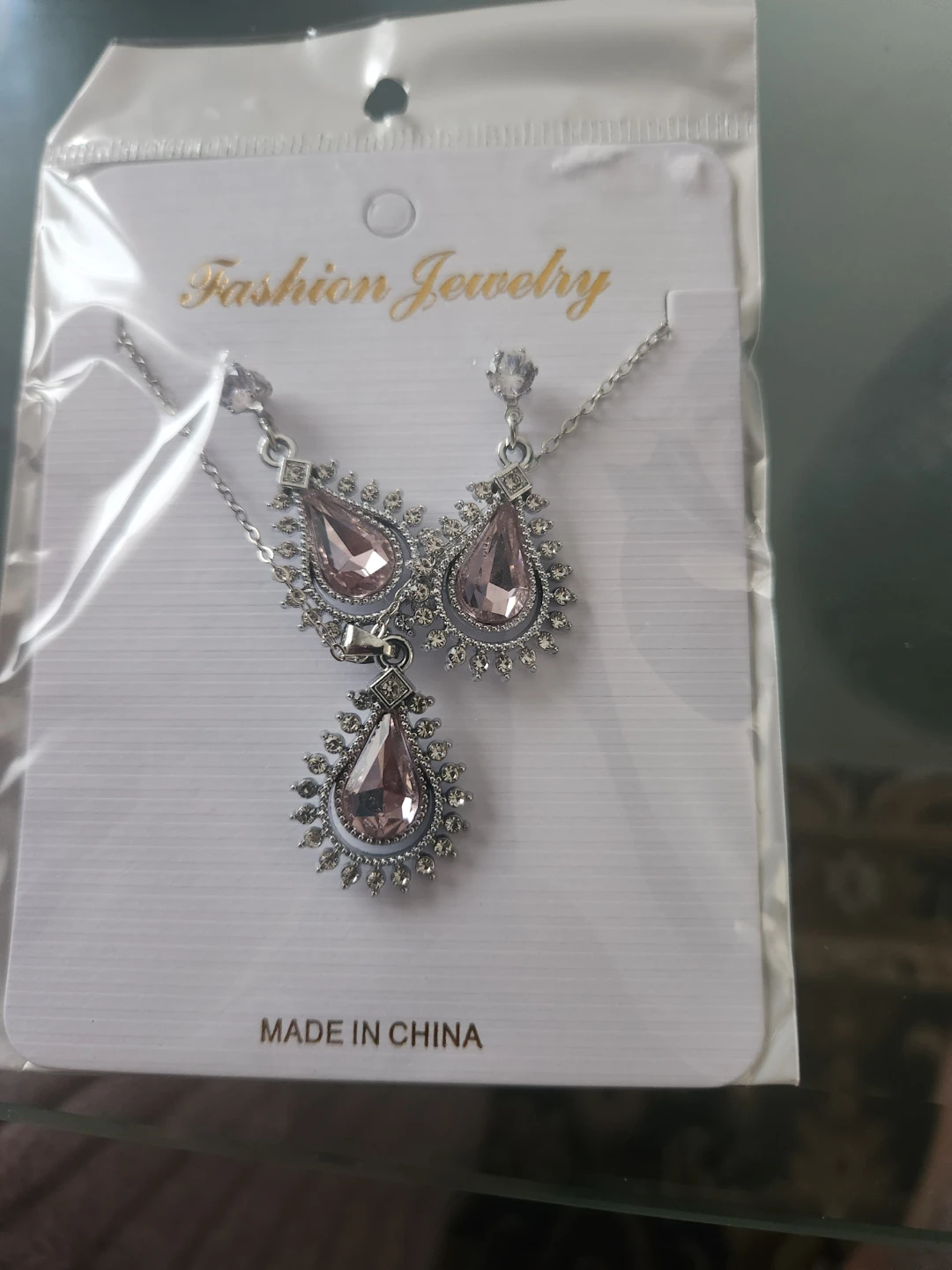Fashion Jewelry Necklace and Earring Set
