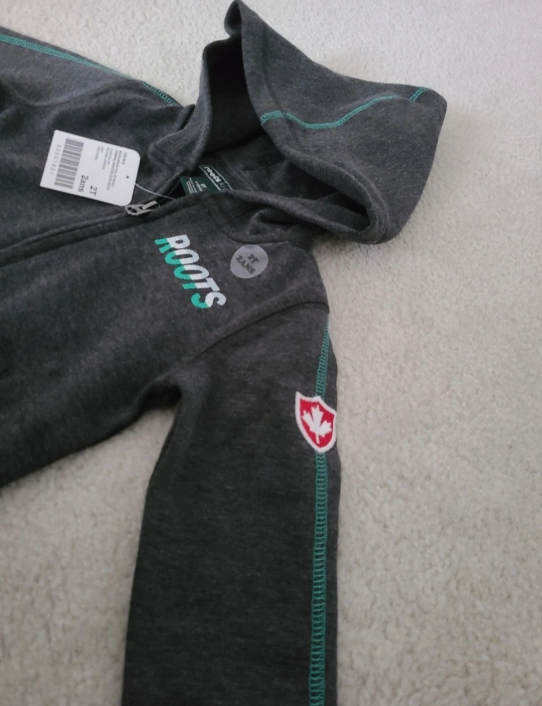 Roots Kids Full Zip Hoodie - Size 2T ⚽️ - photo 4
