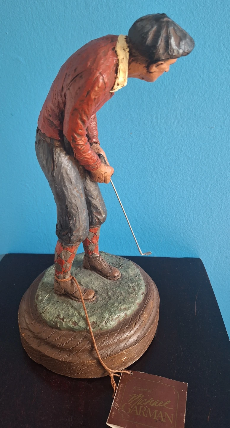 "Knickers"  Golfer Sculpture by Michael Garman - photo 5
