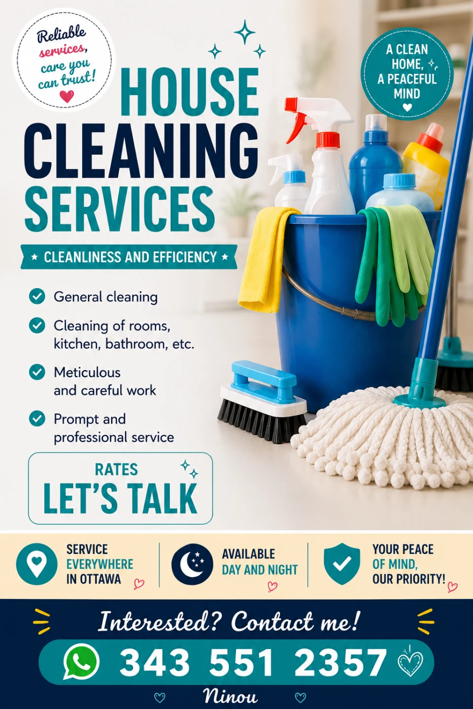 House Cleaning Services in Ottawa