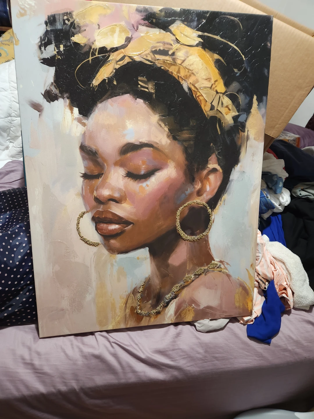 Canvas Wall Art Print Portrait Woman