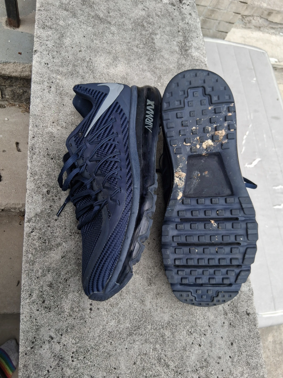 Nike Air Max Running Shoes - Navy Blue - photo 4