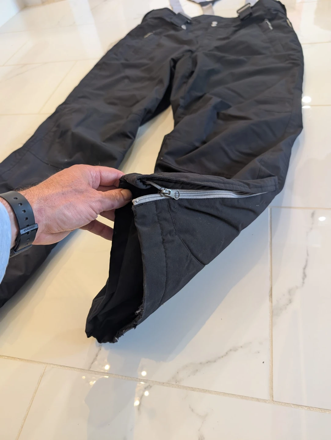 Mole Black Ski Snowboard Pants with Suspenders - Large - photo 4