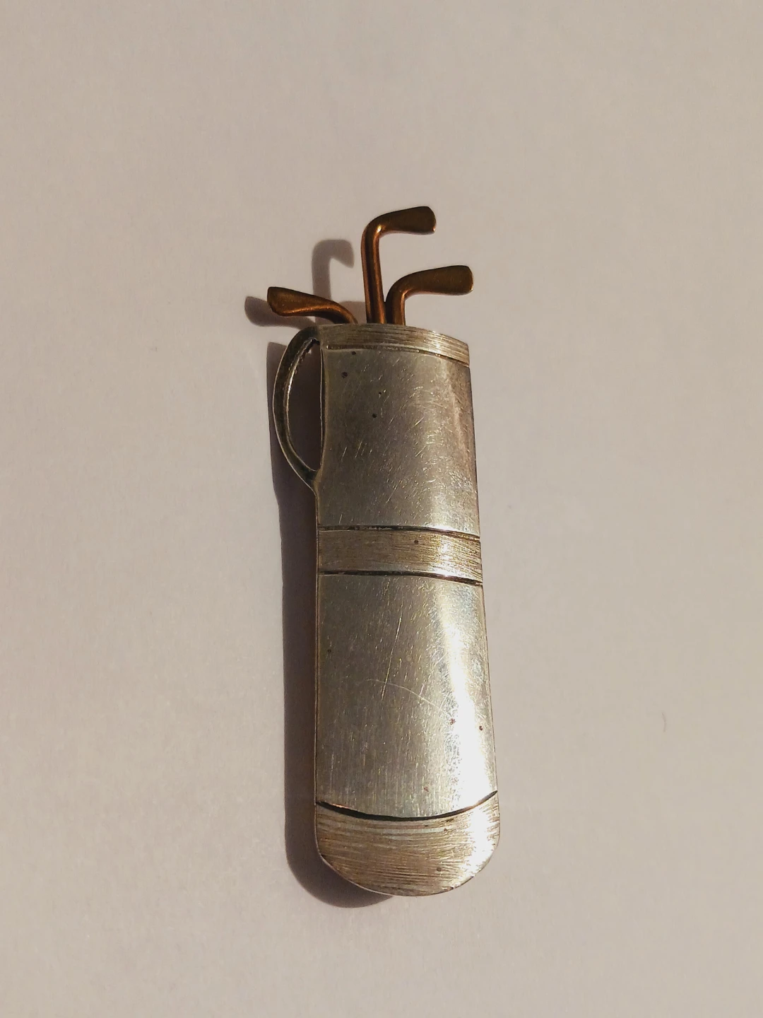 TAXCO MEXICO Sterling Silver Golf Bag /Clubs Brooch - photo 3