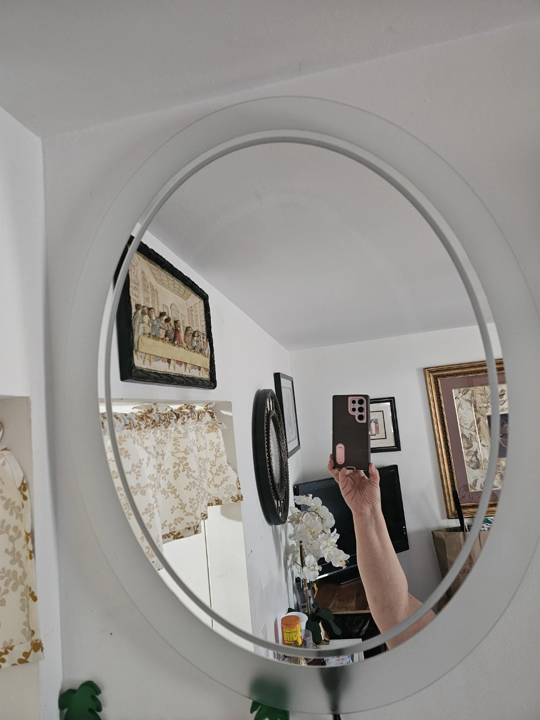 Oval Bathroom Mirror