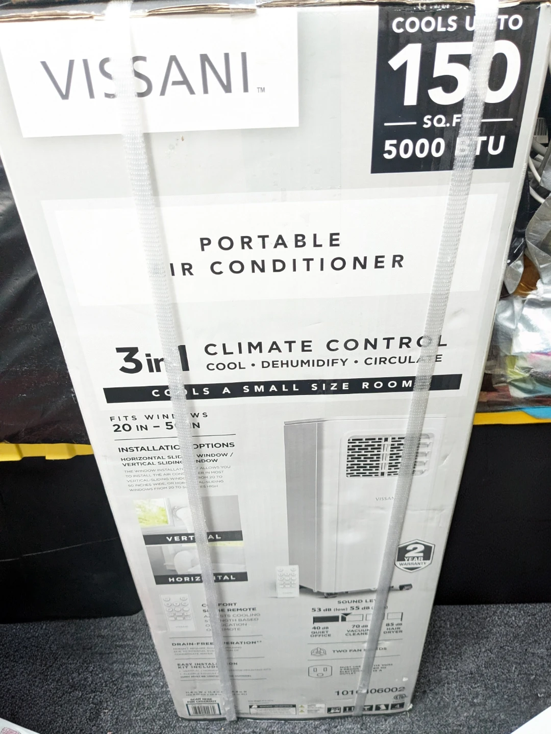 5,000Btu Vissani PORTABLE 3 in 1 AC Unit - photo 4
