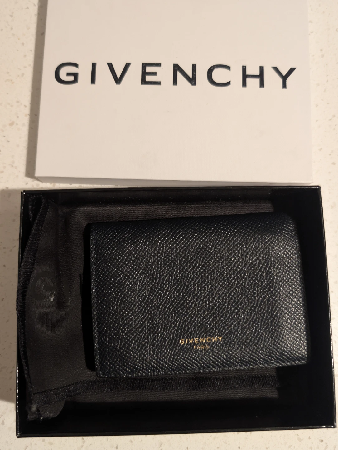 Givenchy Navy Card Holder Wallet *PLEASE READ DESCRIPTION ⚽