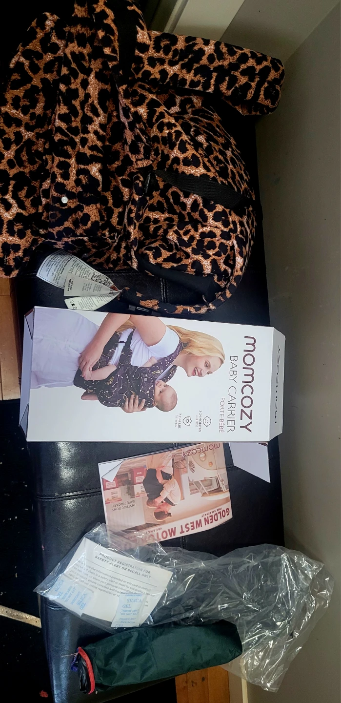 Momcozy PureHug Baby Carrier - Leopard( up to 24 months)