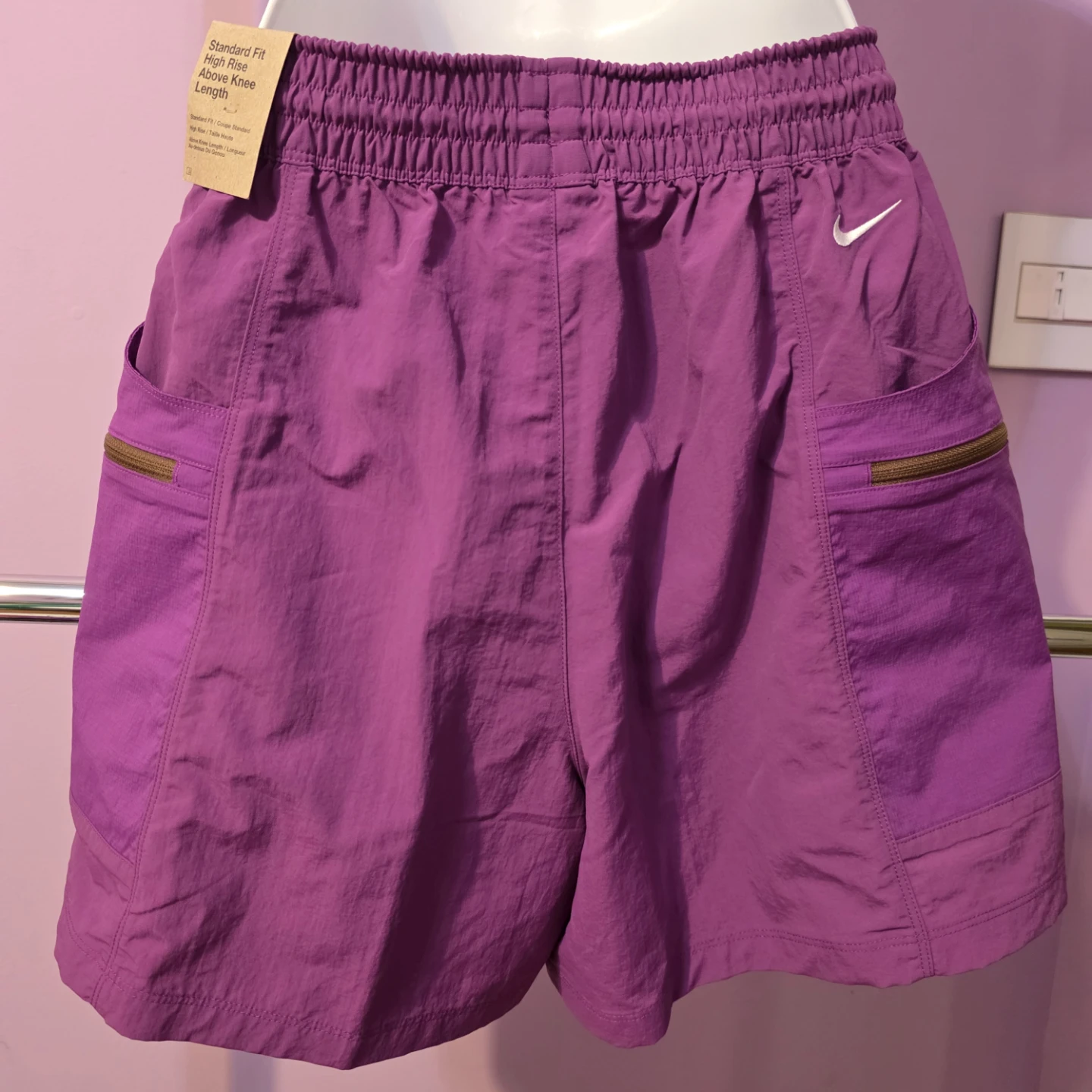 Nike ACG "Death Bloom Texas" Women's Purple Shorts XS - photo 2