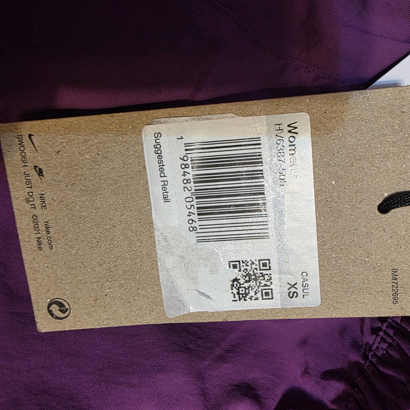 Nike ACG "Death Bloom Texas" Women's Purple Shorts XS - photo 5