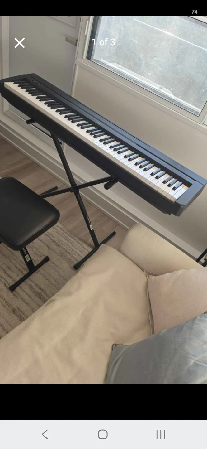 Yamaha P-35B Digital Piano - photo 3