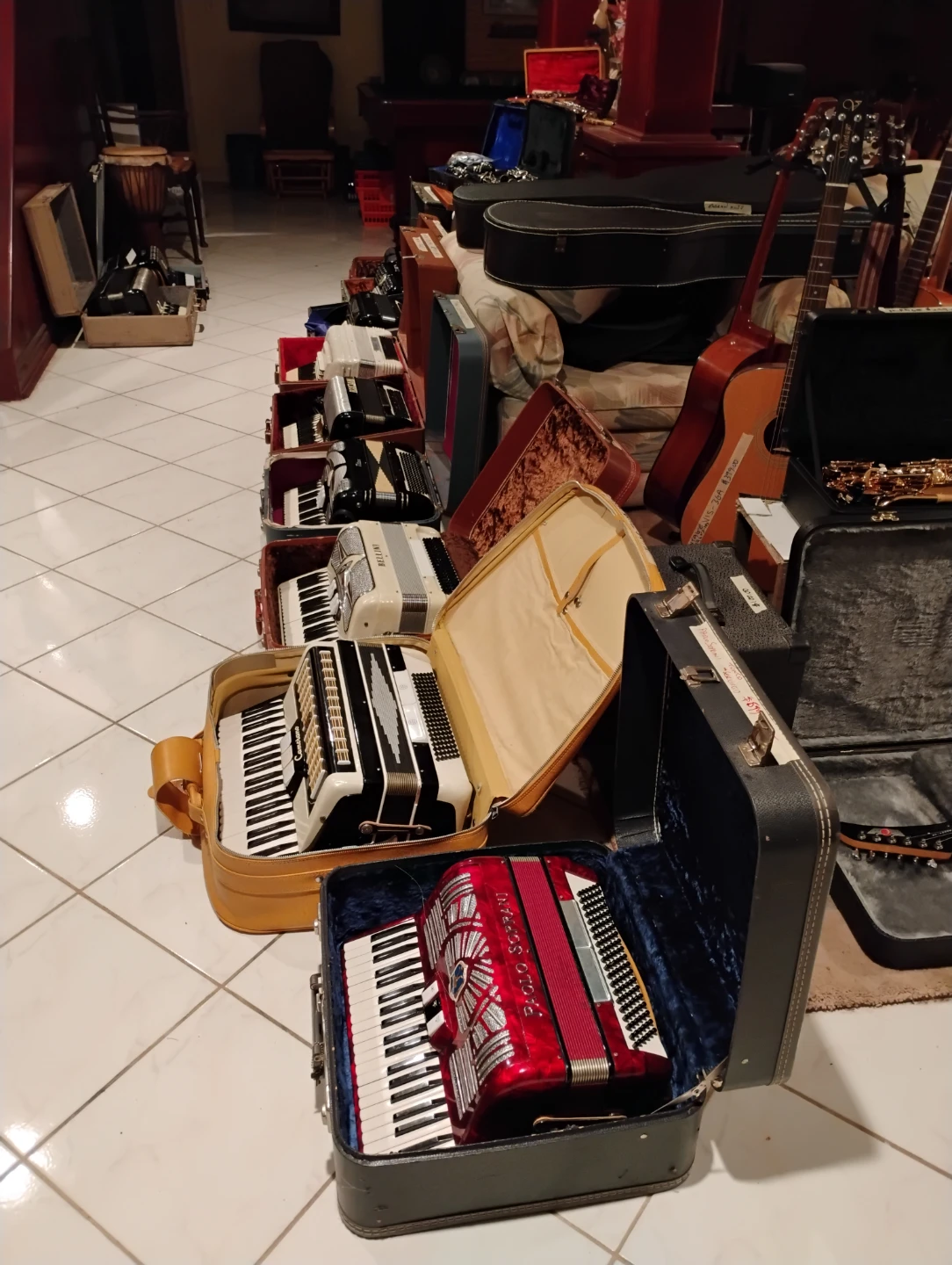 Vintage musical instruments