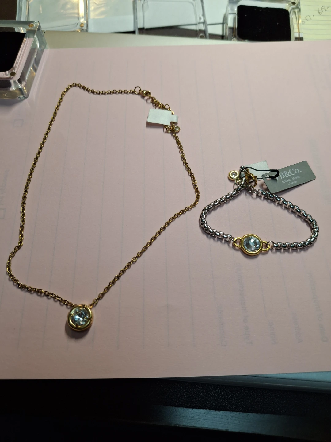 B&Co. Artisan Made Necklace and Bracelet Set