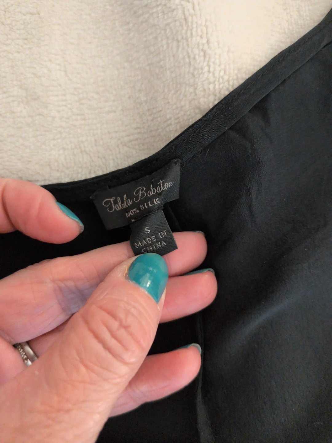 Talula Babaton Black Silk Dress Size S - photo 2