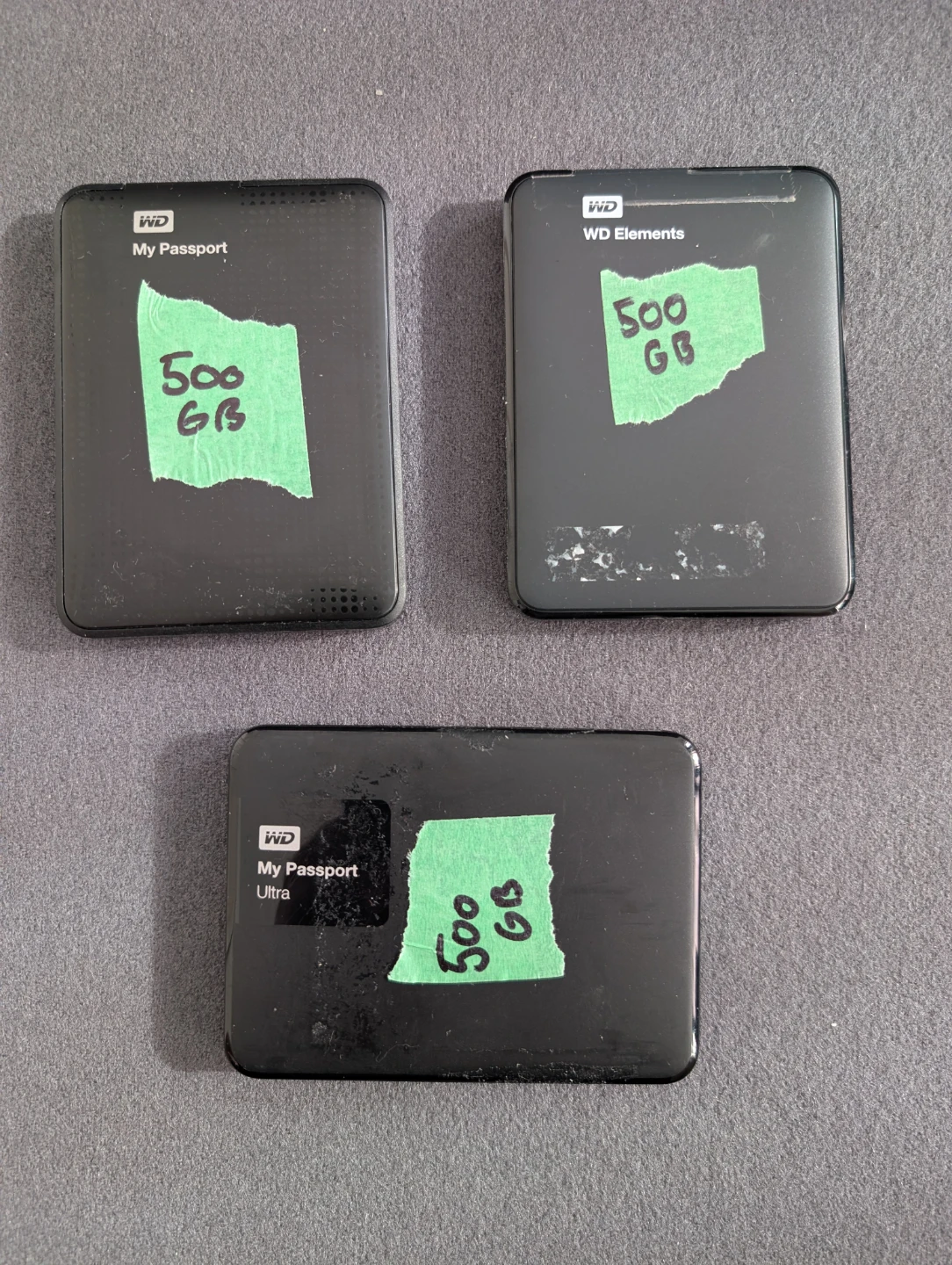 500GB Portable External Hard Drives (WD, Seagate, Toshiba) - photo 3