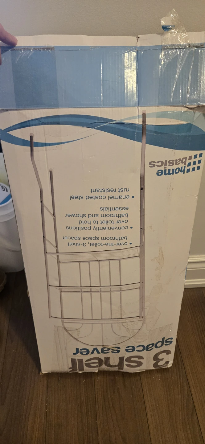 Home Basics 3 Shelf Over-the-Toilet Space Saver