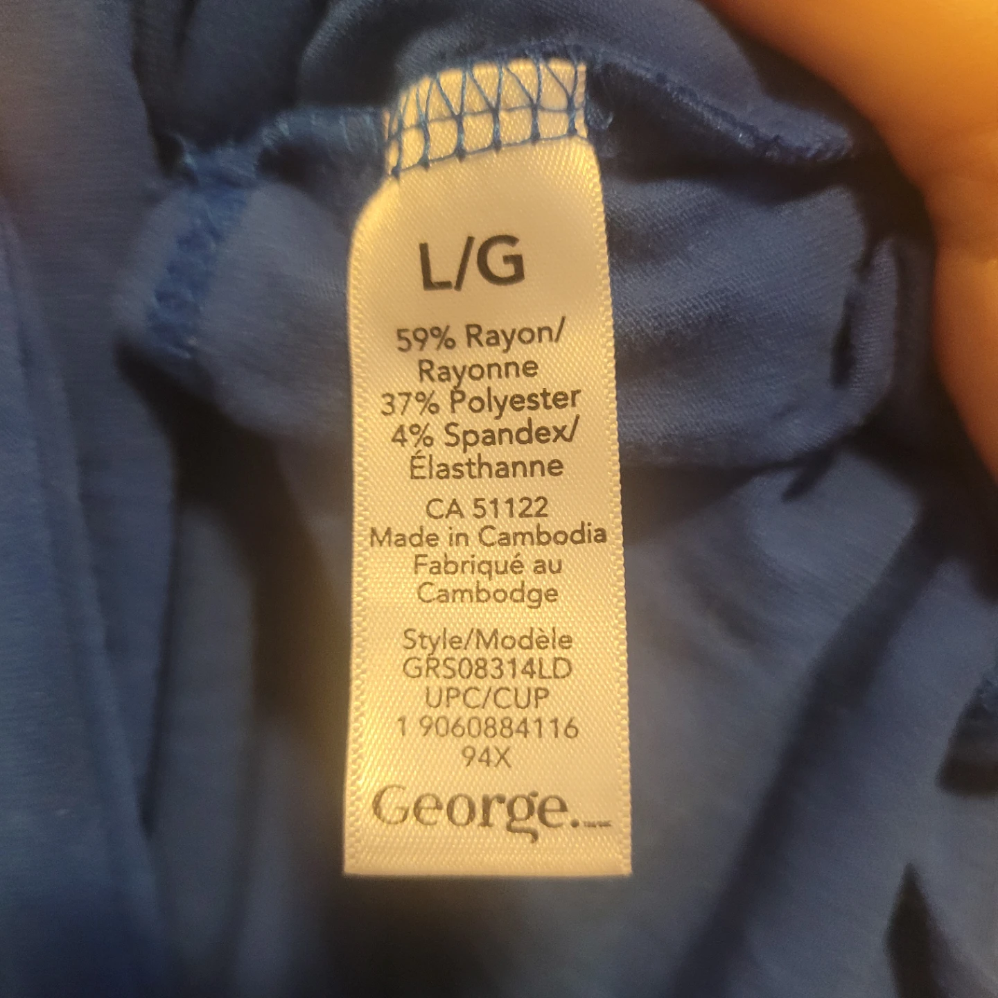 George Blue large 'Love' Tank Top pride rave gear - photo 3