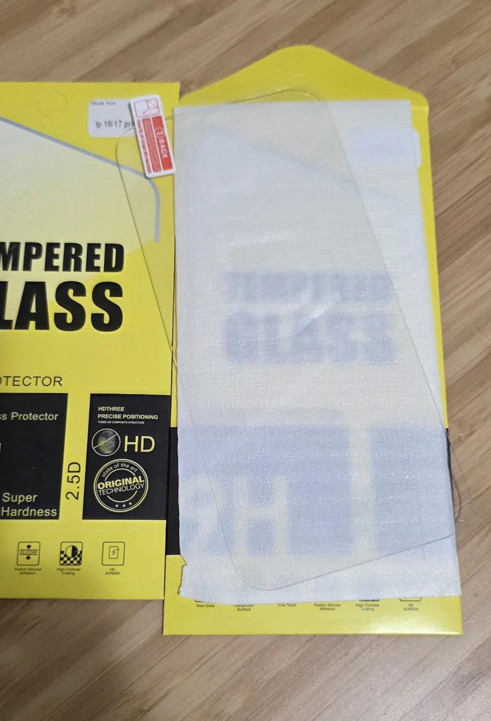 Tempered Glass Screen Protector for iPhone 16/17 Pro Max - photo 2