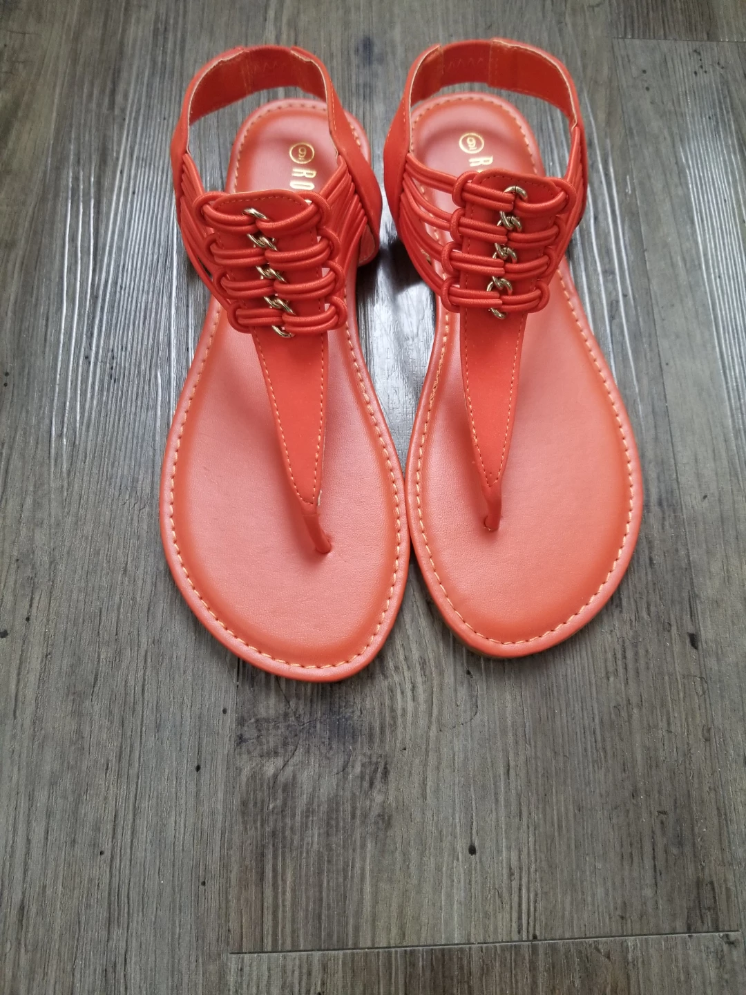 Orange Sandals