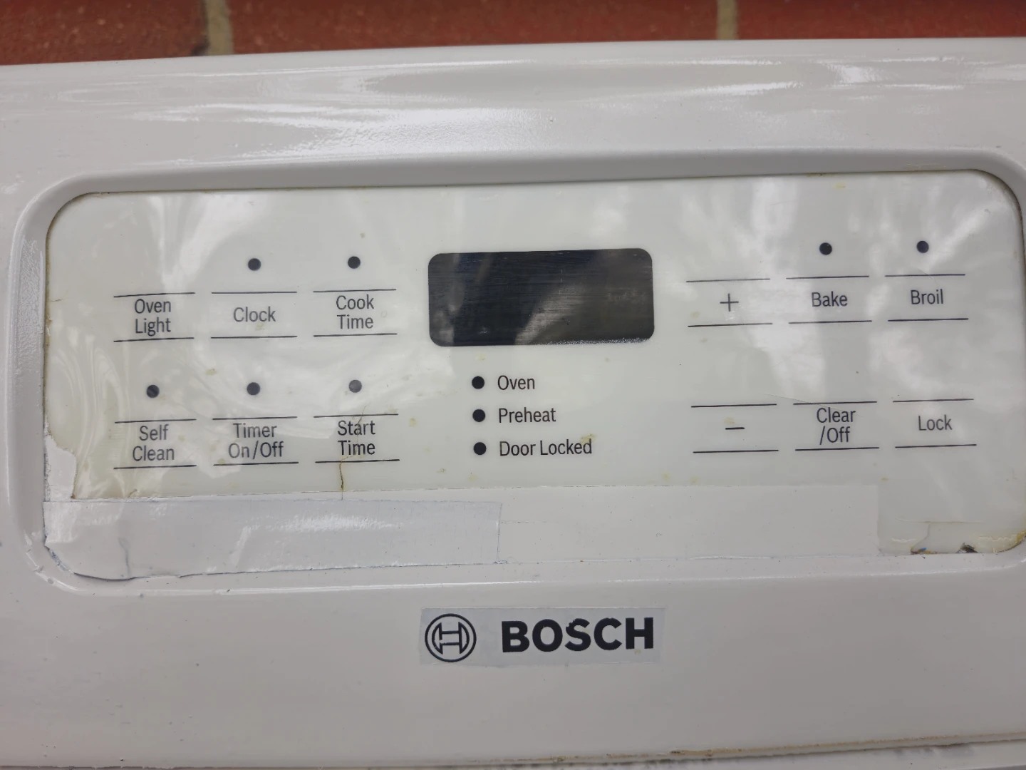 White Bosch Gas Stove Oven - photo 2