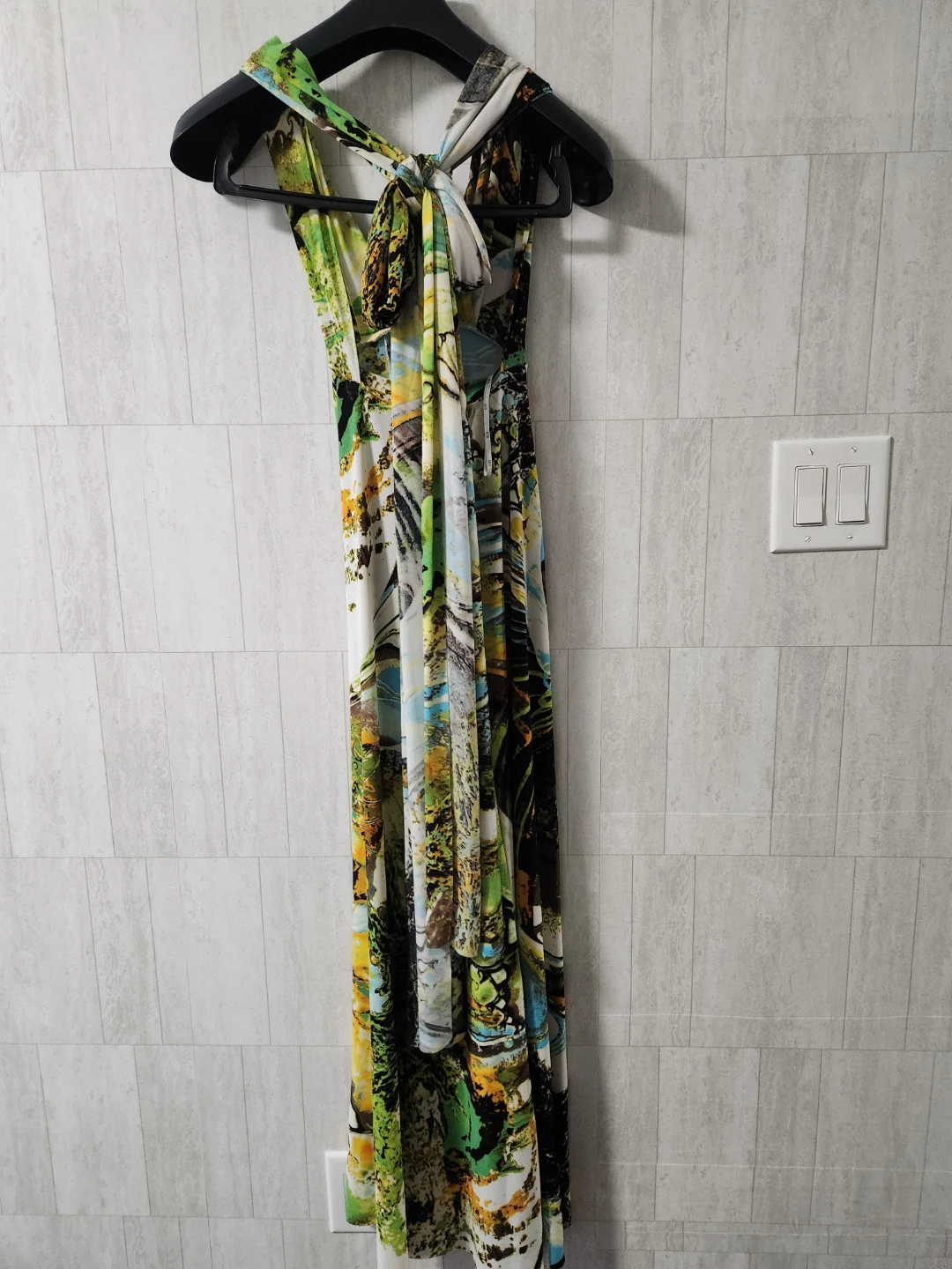 Maxi Dress - Abstract Print - photo 2