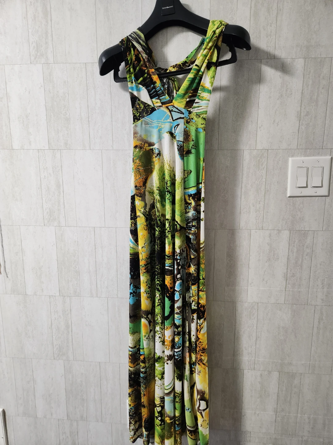 Maxi Dress - Abstract Print - photo 3