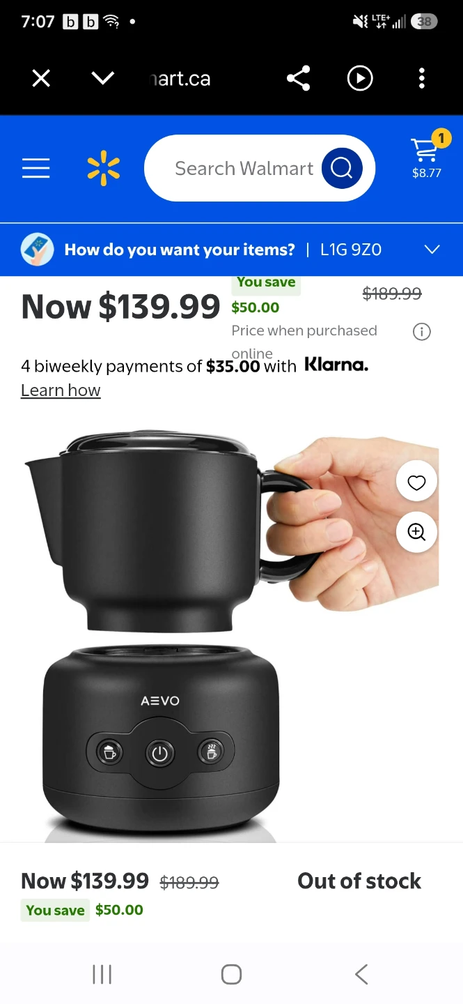 AEVO Milk Frother & Steamer - photo 5