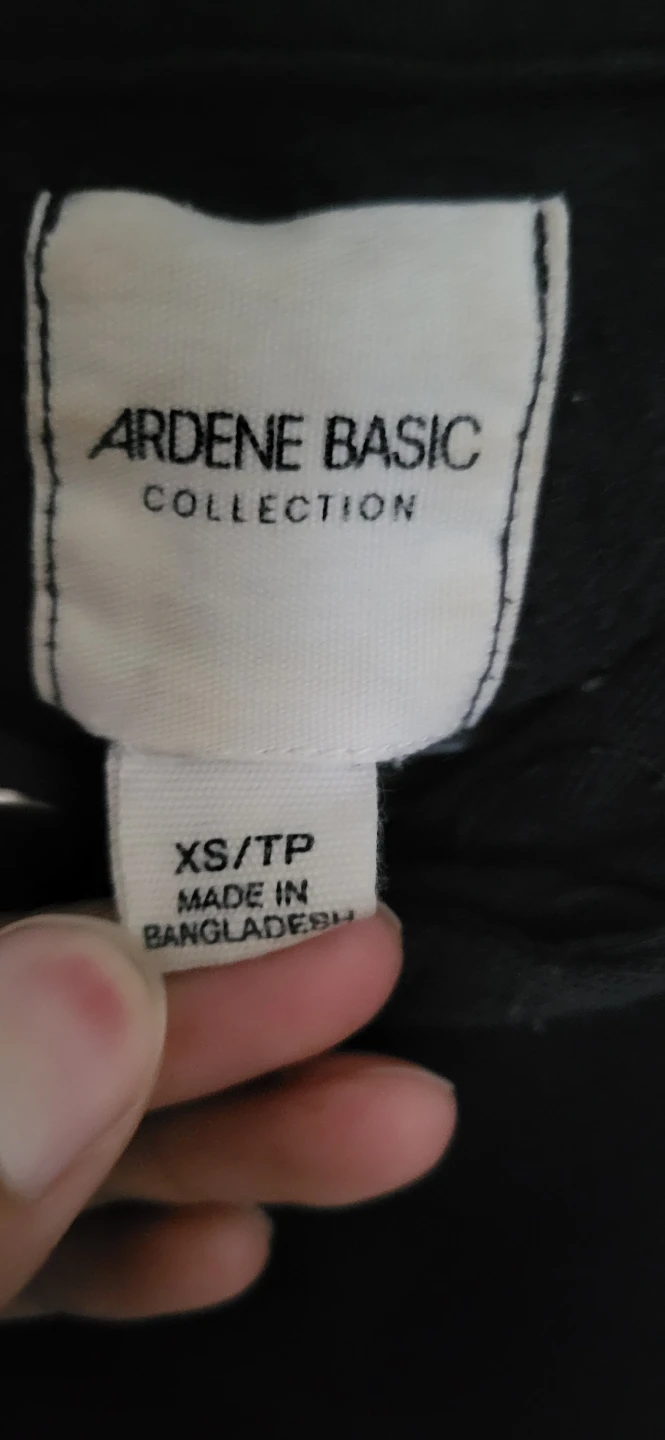 Ardene Black Cropped Hoodie XS/TP⚽ - photo 2