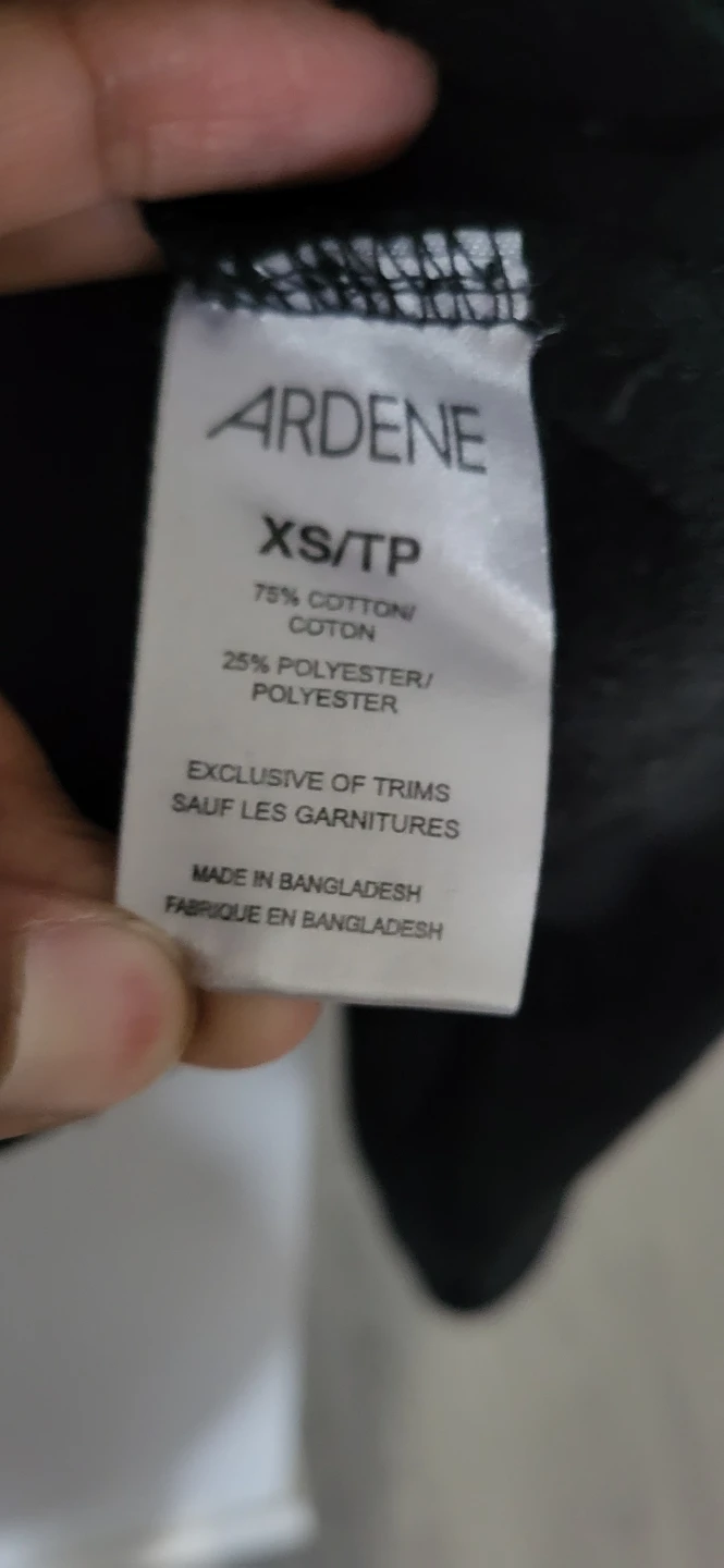 Ardene Black Cropped Hoodie XS/TP⚽ - photo 3