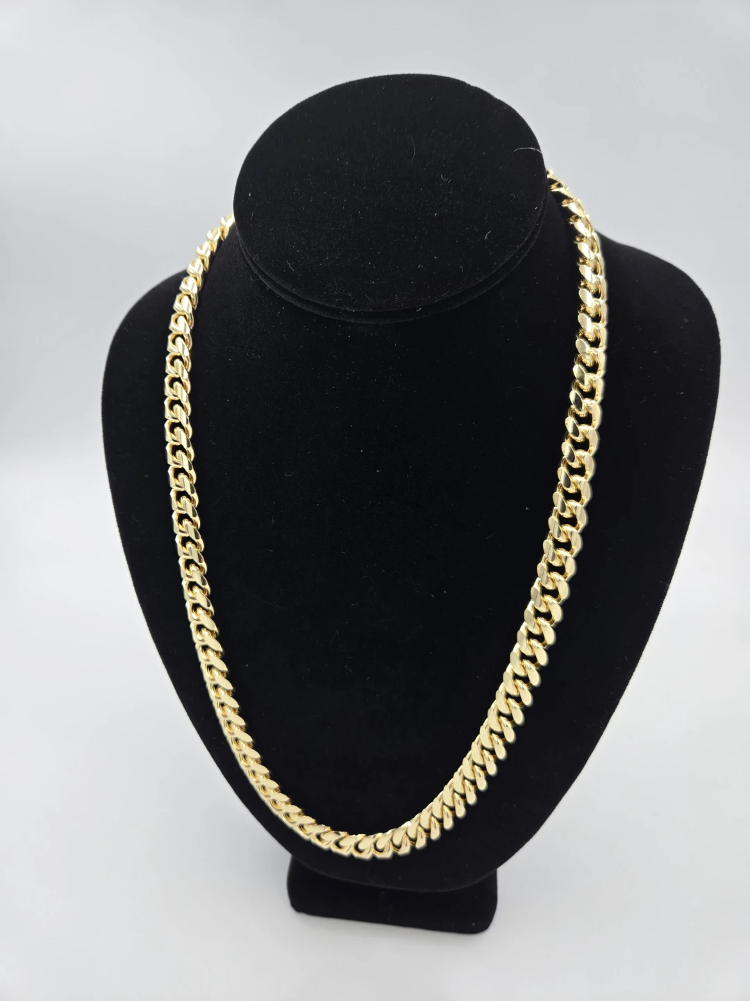 Laminated gold Miami Cuban Link Chain