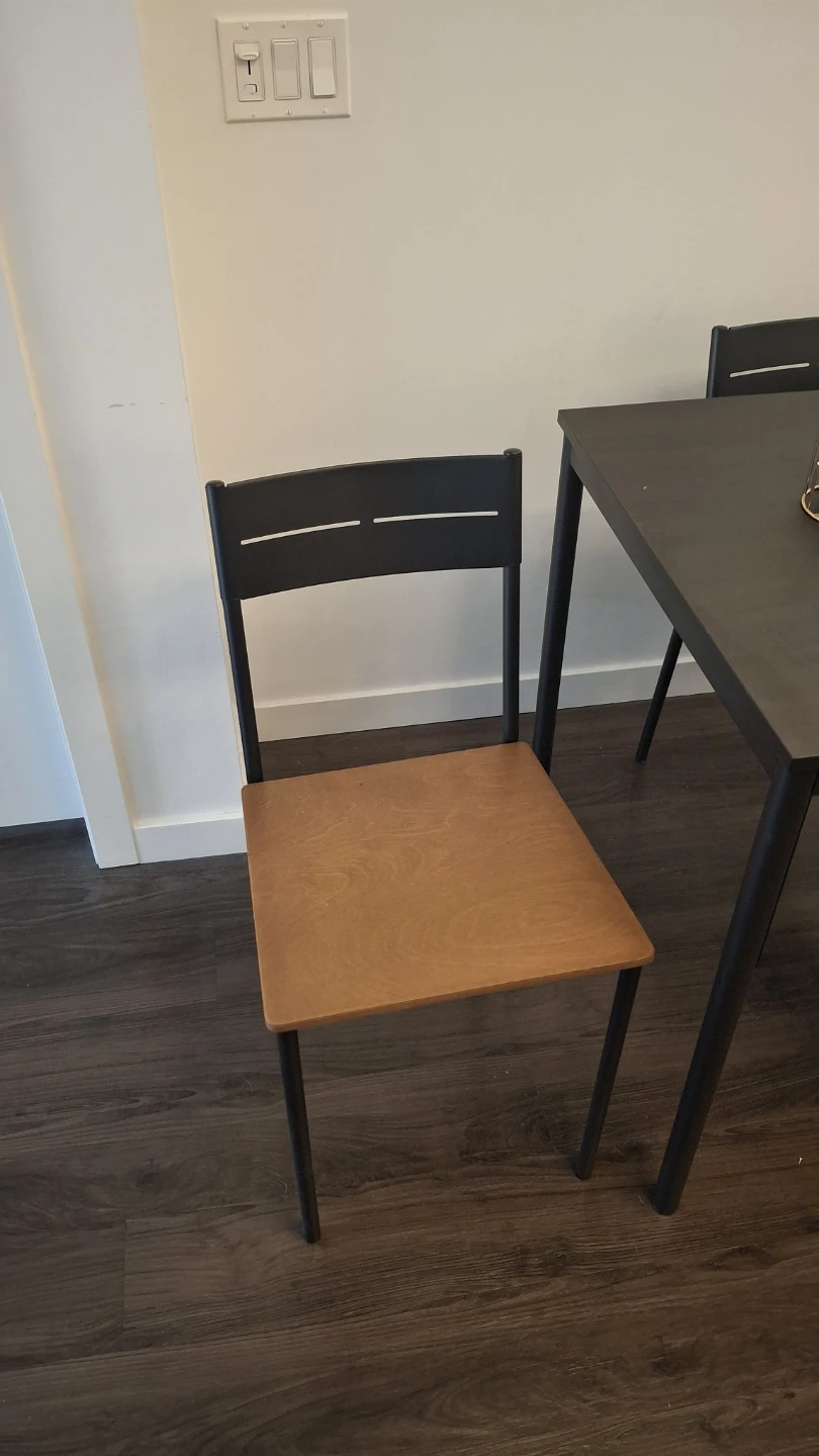 Dining Chair with Wood Seat - photo 3