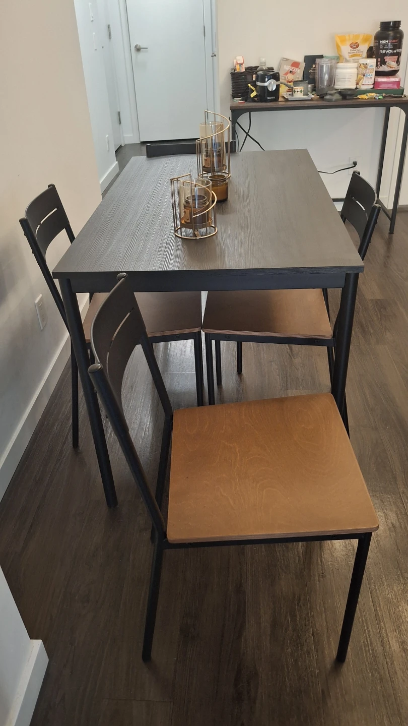 Dining Chair with Wood Seat - photo 4