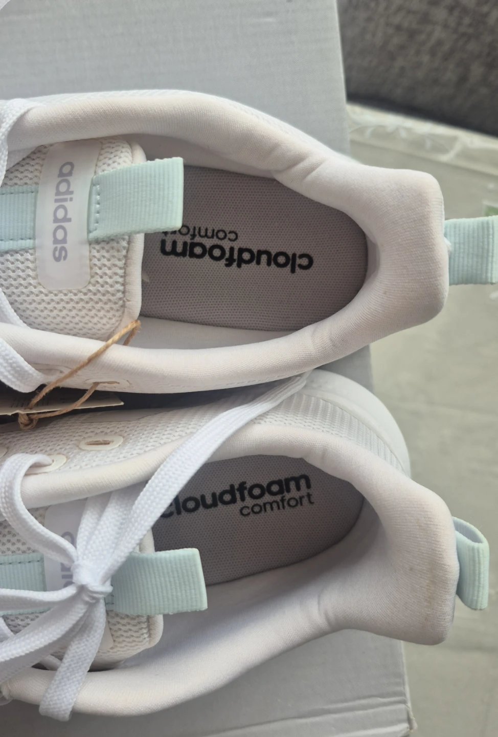 Adidas Cloudfoam Comfort White Sneakers - photo 2