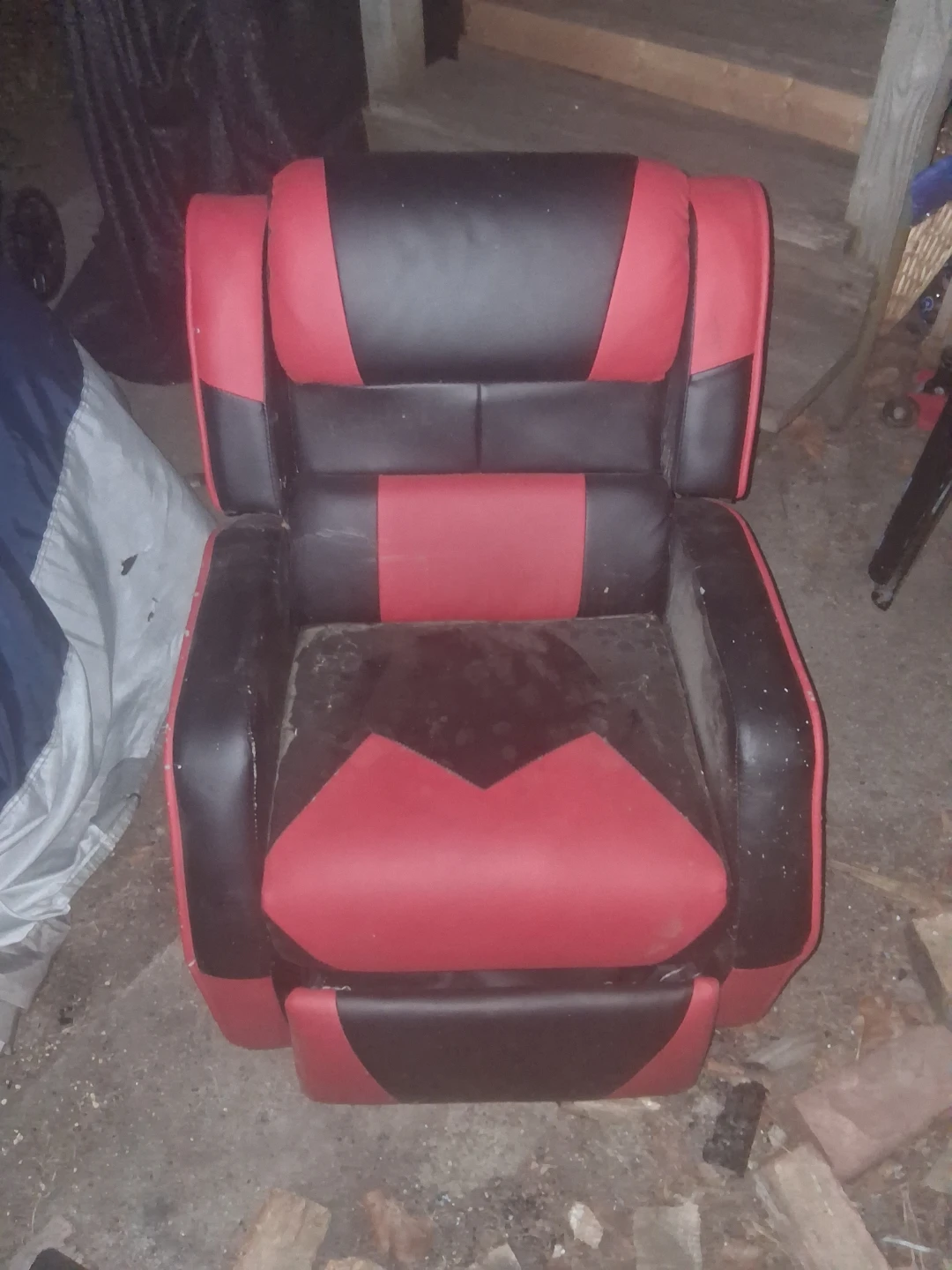 Red and Black Gaming Recliner Chair - photo 2