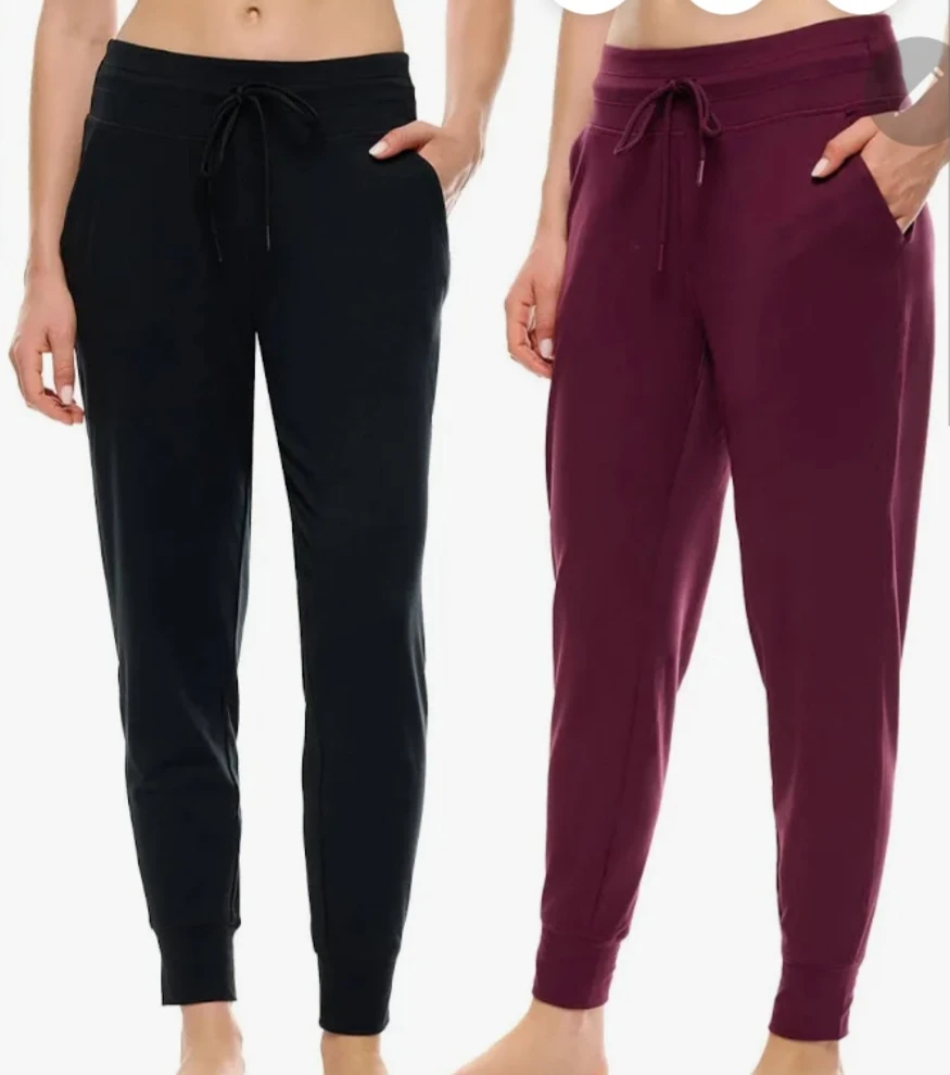 Brand new Lole Women's Lounge Pant Black and Burgundy