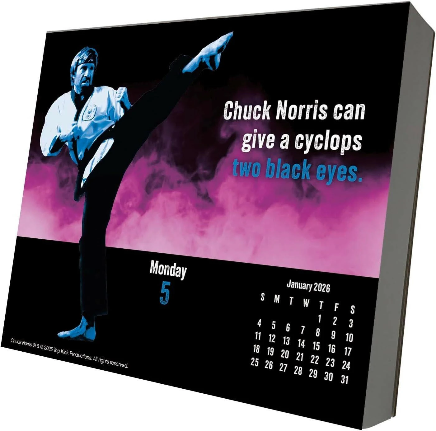 Chuck Norris 2026 Day-at-a-Time Calendar - photo 2