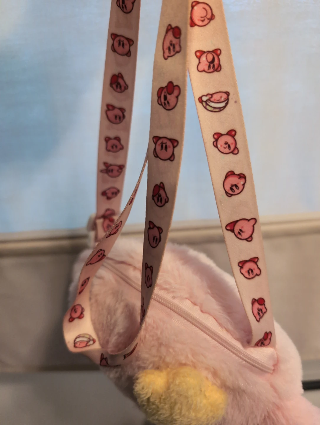Pink Kirby Plush Coin Purse Bag - photo 2