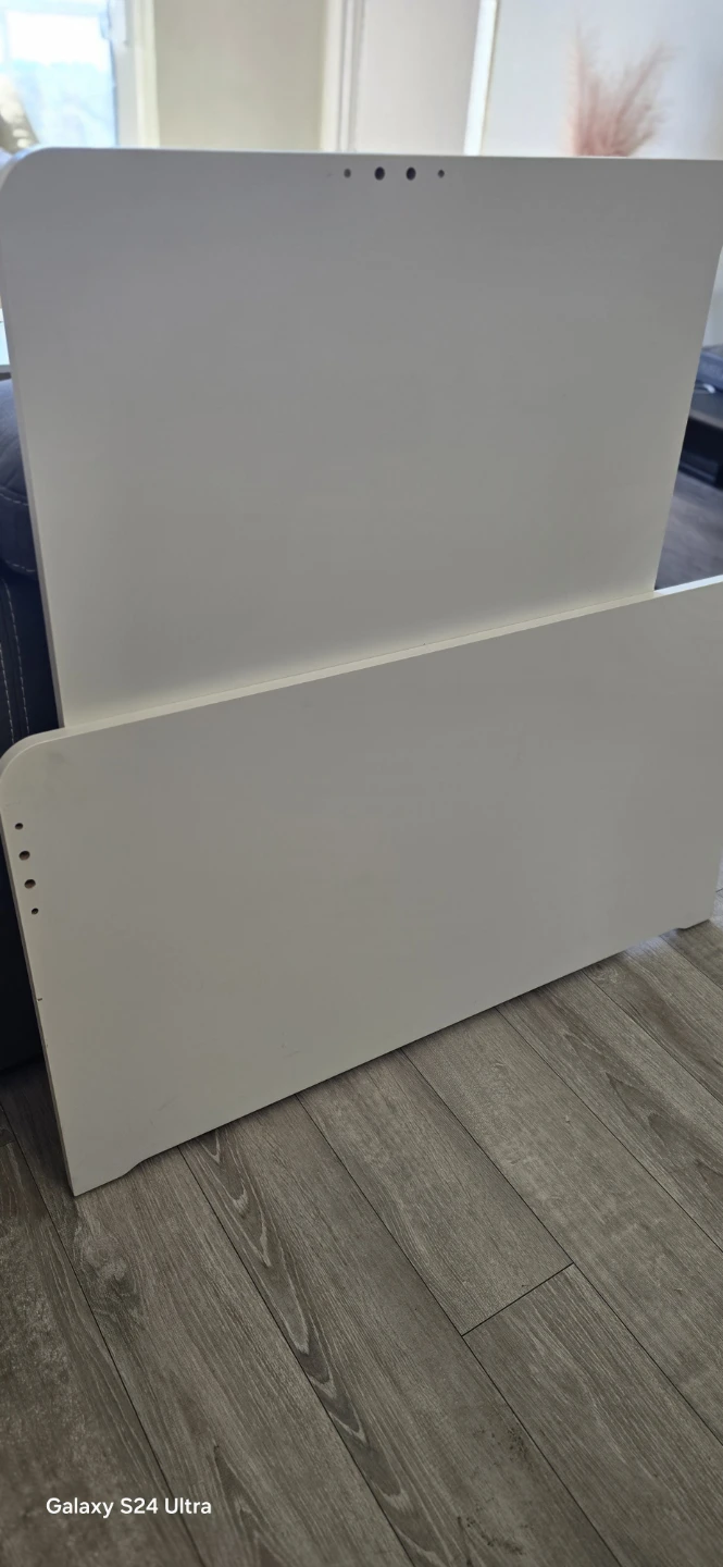 IKEA SLÄKT Twin Bed Frame with Slatted Bed Base - White - photo 5