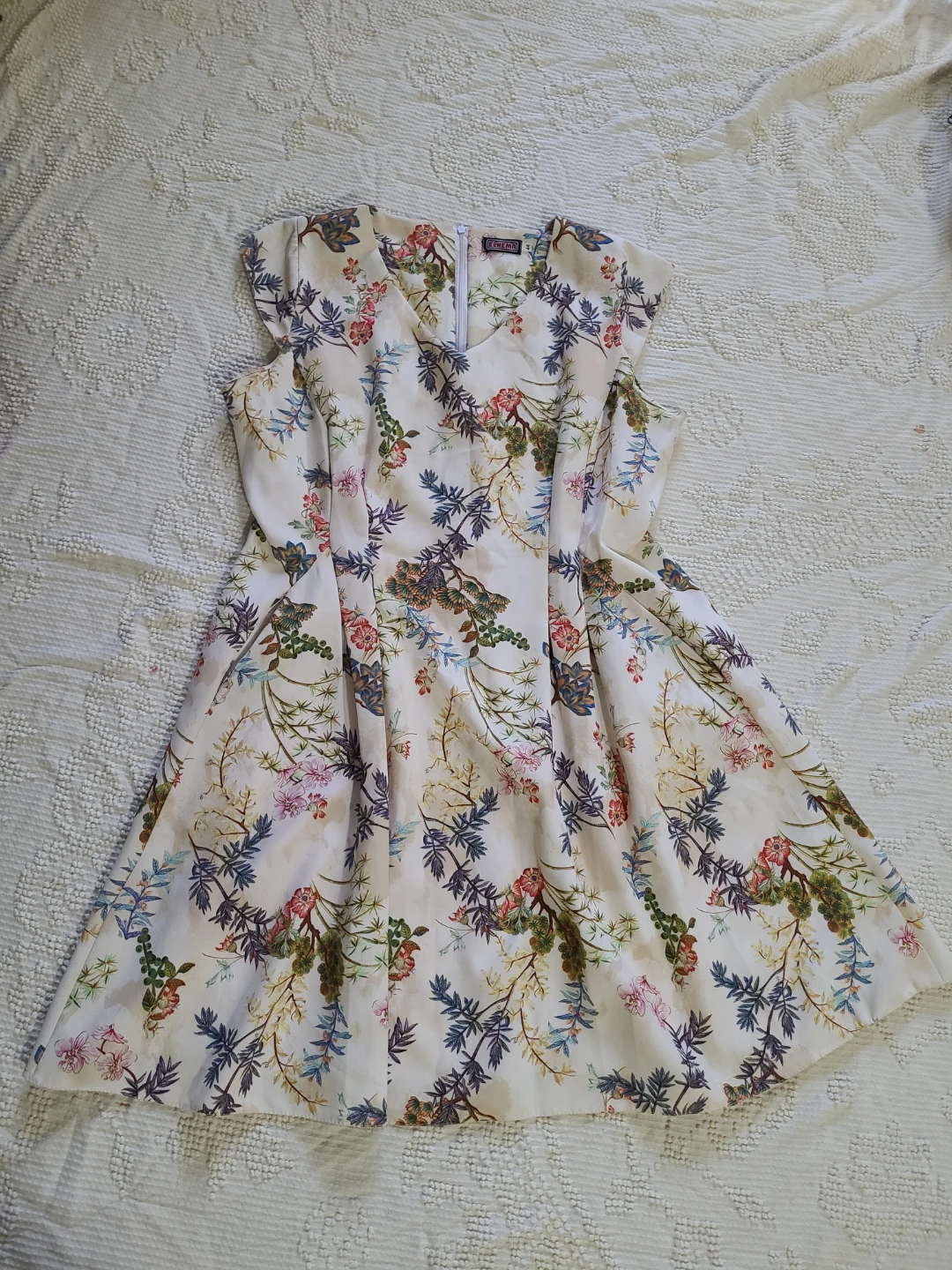 ELHEMA Floral Print Dress Size L