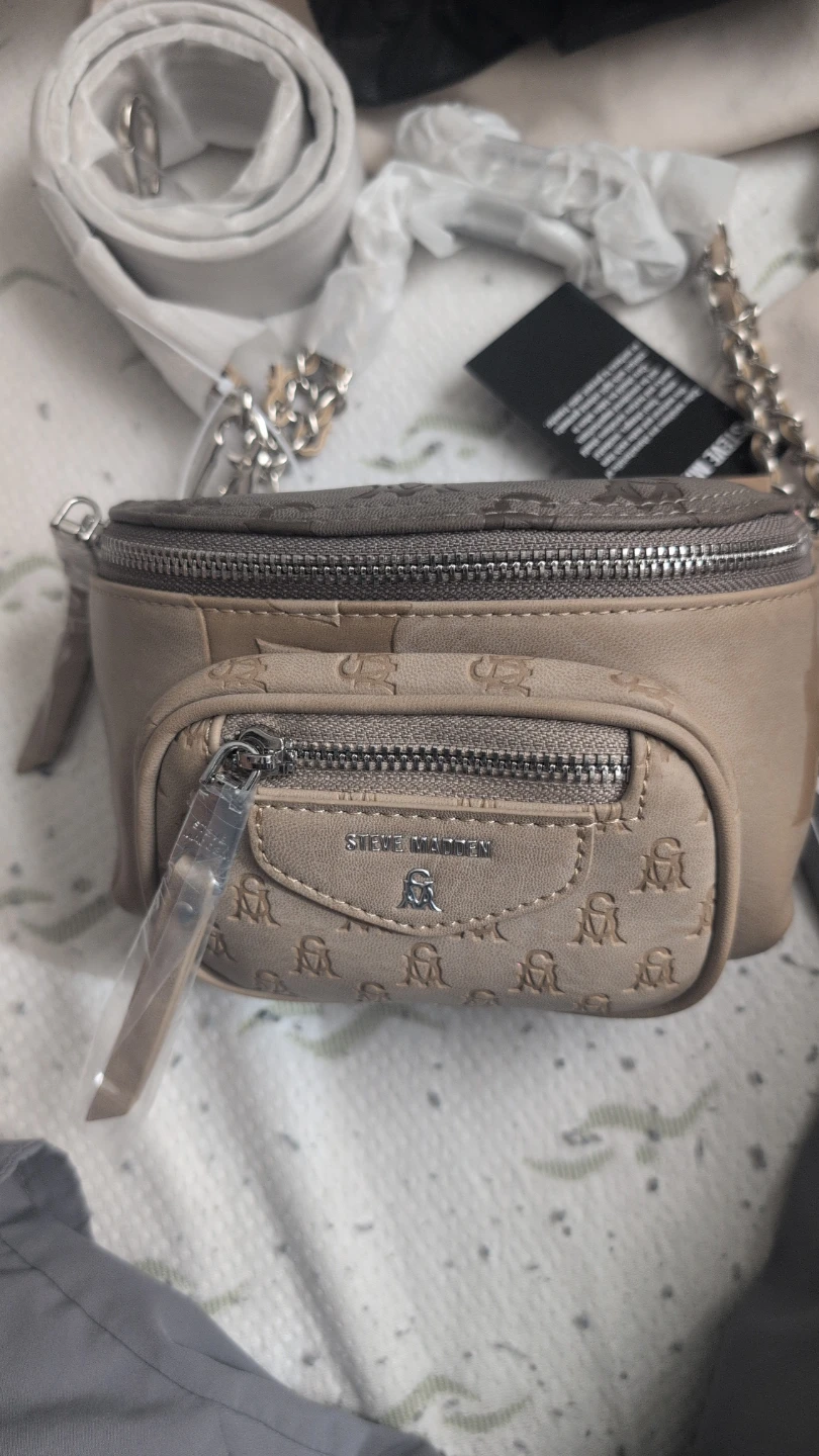Steve Madden Belt Bag Fawn Monogram - photo 4
