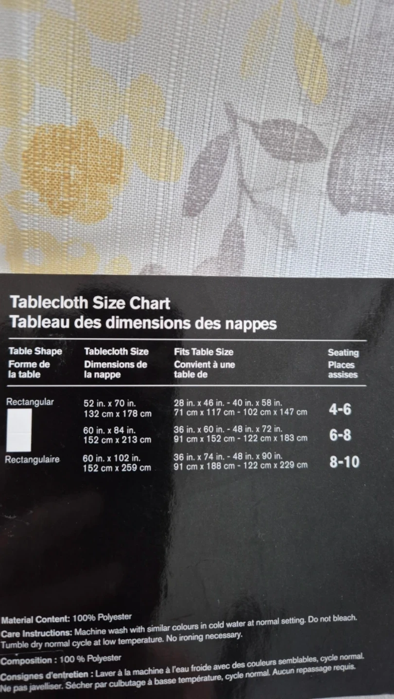 Tablecloth Floral Pattern 6-8 - photo 4