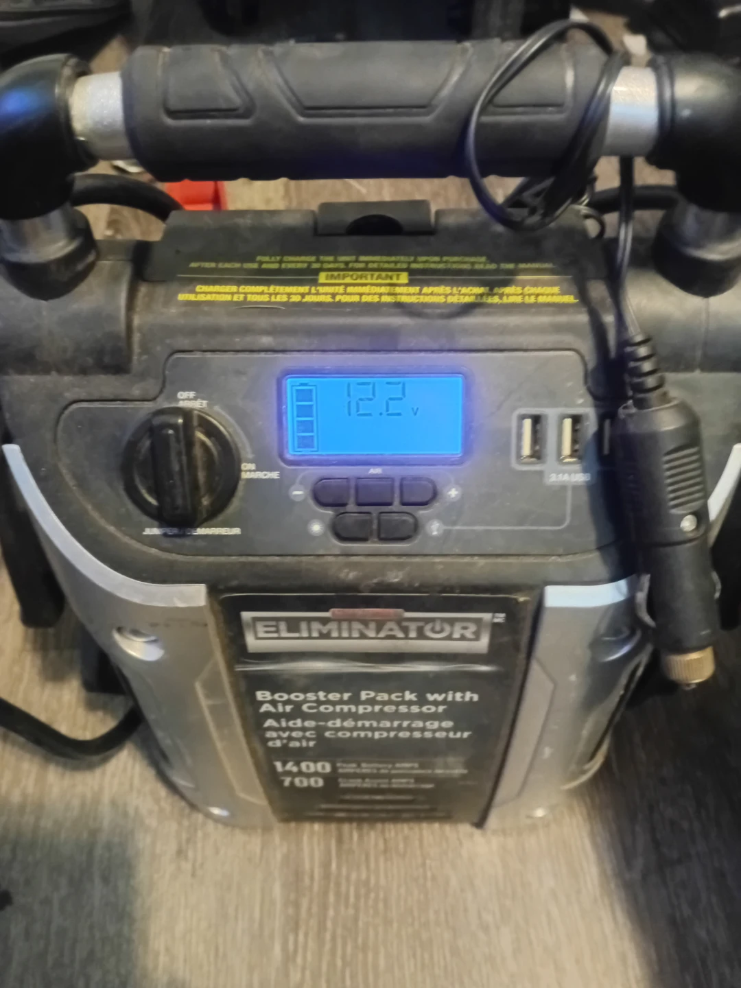 Eliminator Booster Pack with Air Compressor