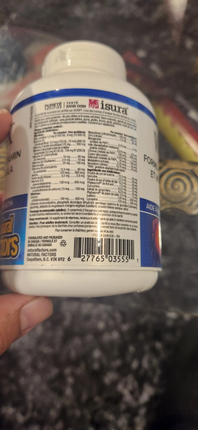 Natural Factors WellBetX Multivitamin & Mineral Complete - photo 2