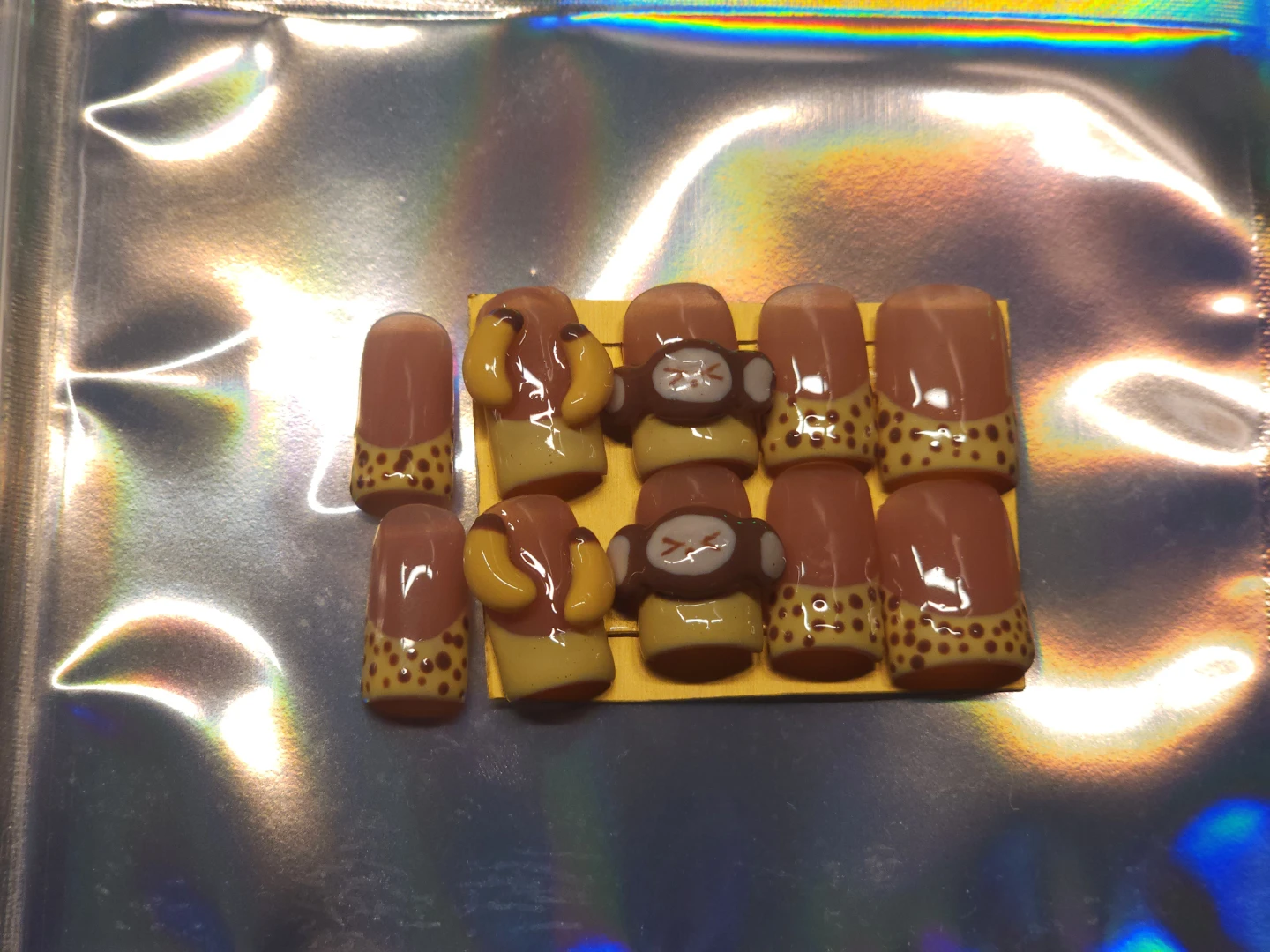 Cute Monkey Press-On Nails - photo 3